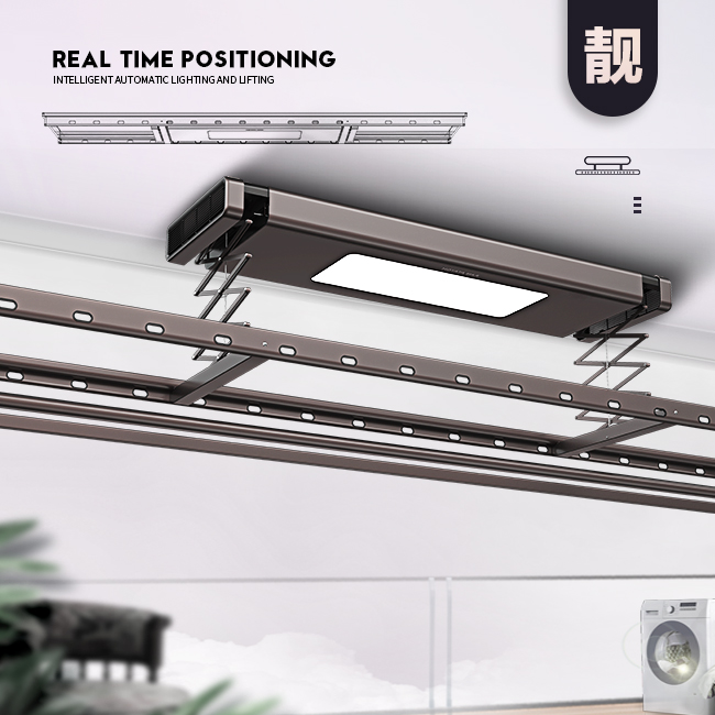 選擇電動(dòng)晾衣架的幾個(gè)理由，電動(dòng)晾衣架和手搖晾衣架的對比